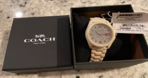 Shop for a Coach Gold Bracelet Watch