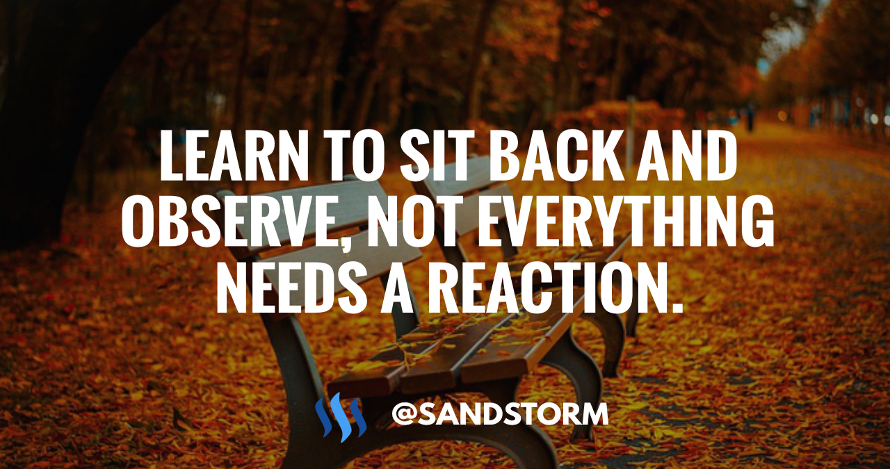 Learn to Sit Back and Observe: Not Everything Needs Action